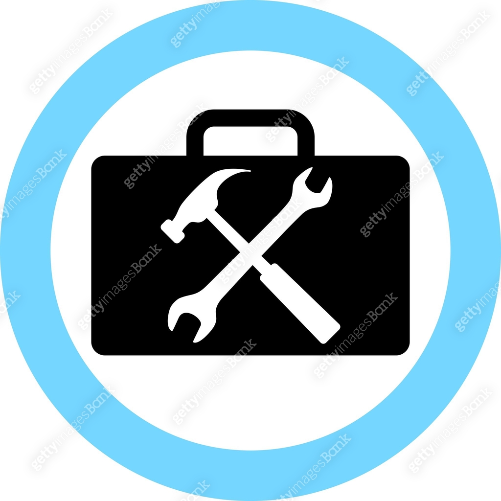 Silhouette of Repair Kit Icon in Flat Style. Vector Illustration. 이미지 ...