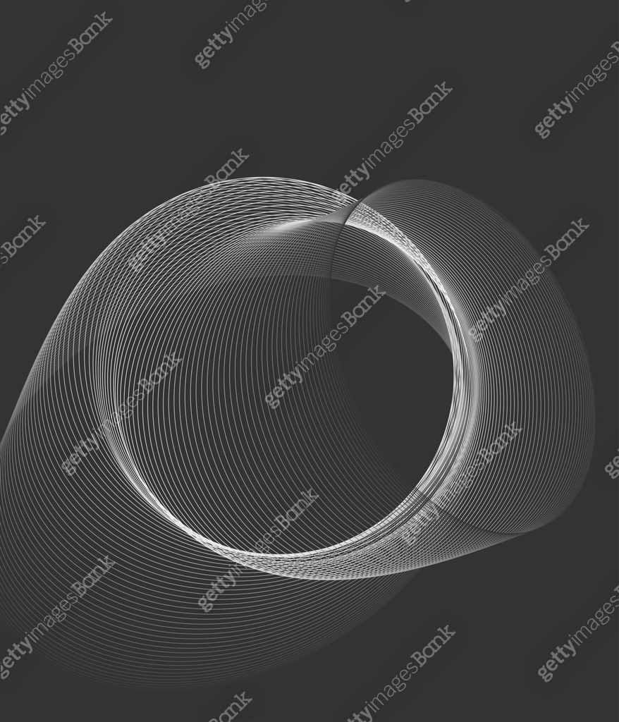 abstract black and white dynamic psychedelic electrical technology line ...
