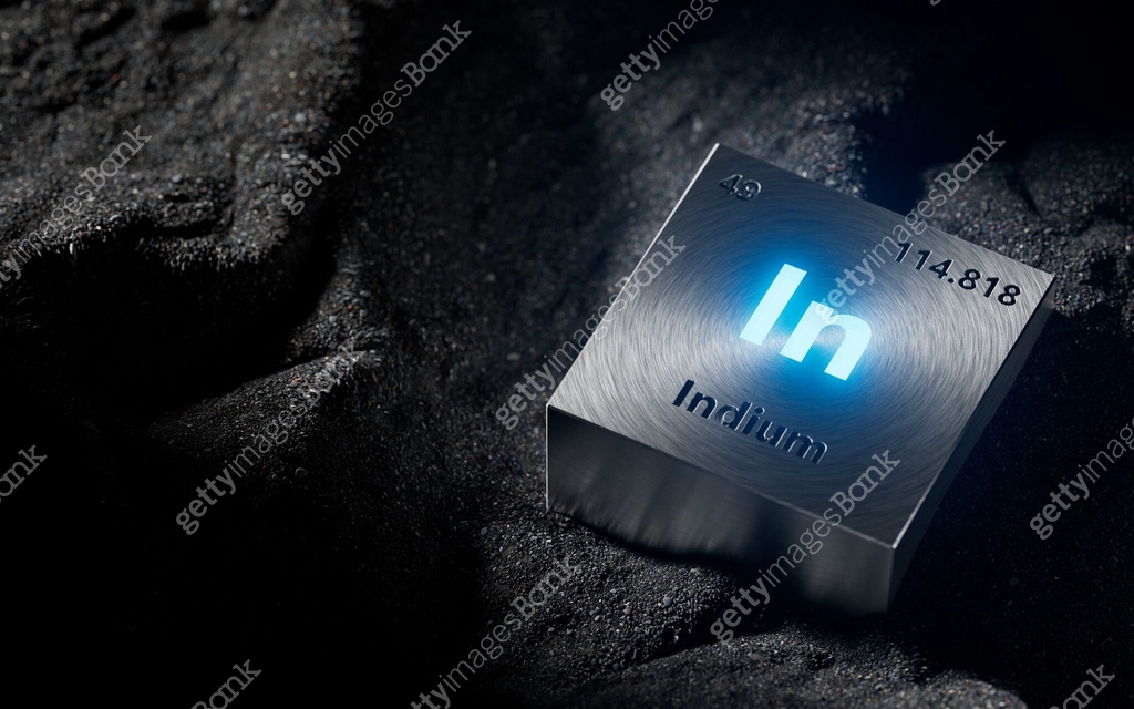 Indium periodic table element, mining, science, nature, innovation ...