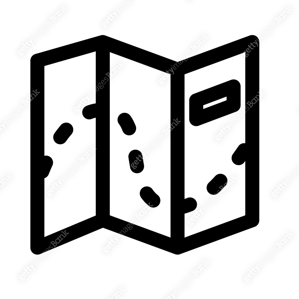 Line-style icons for maps, directions, and directions 이미지 (2142612561 ...