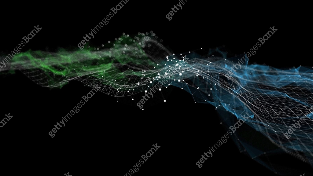 Abstract background grid polygonal wireframe graph with dots and lines ...