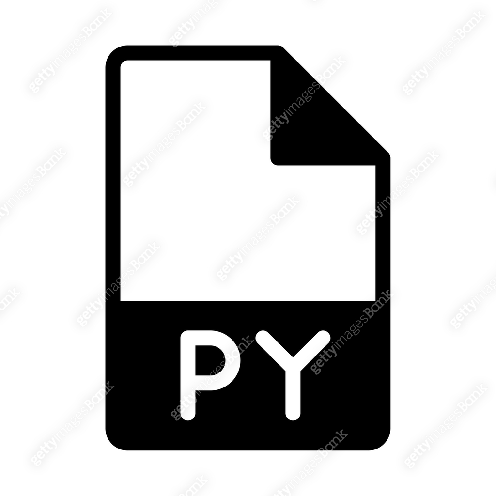 Py file type icon. document files and folder format symbol icons, in ...