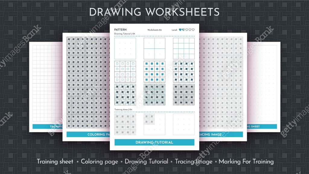 How to Draw a Pattern. Step by Step Drawing Tutorial. Draw Guide ...