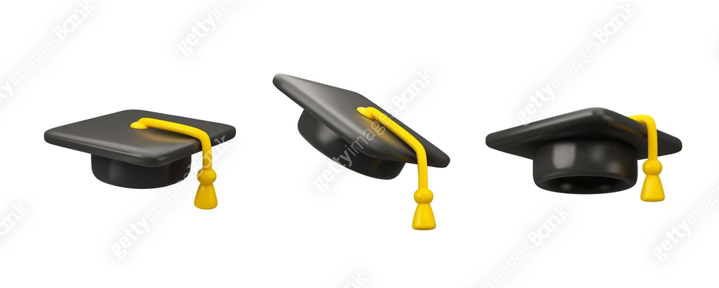 Graduate cap vector 3d icon set 이미지 (2151647327) 일러스트, 무료 일러스트 - 게티이미지뱅크