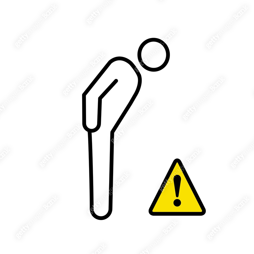 Simple line icon with image of finding risk, vector material 이미지 ...