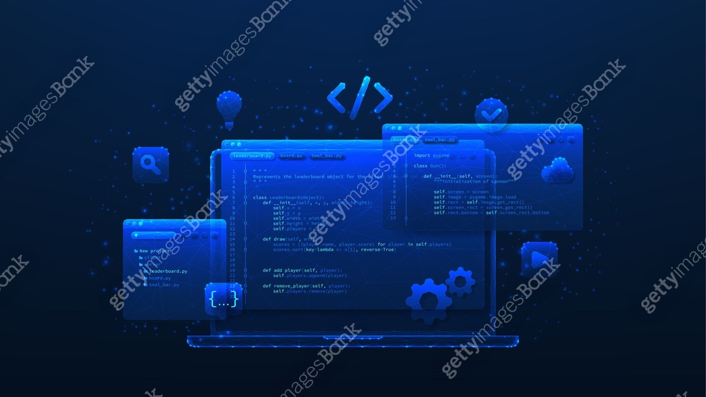 Concept of computer programming 이미지 (2156136038) 일러스트, 무료 일러스트 - 게티이미지뱅크