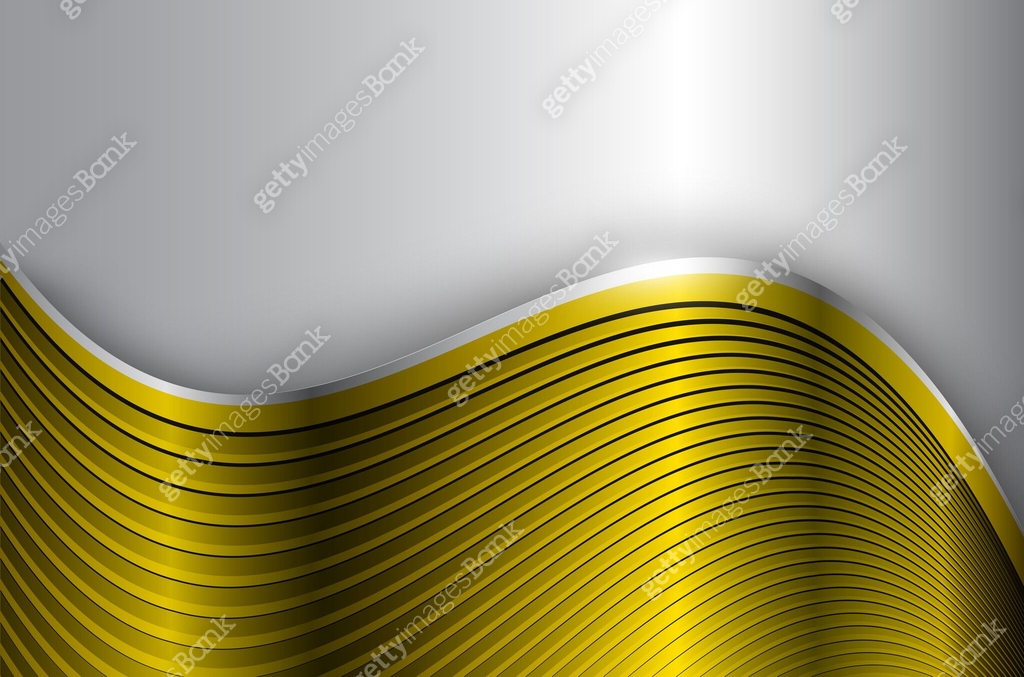 Silver gold abstract background with wavy pattern, 3d illustration. 이미지 ...
