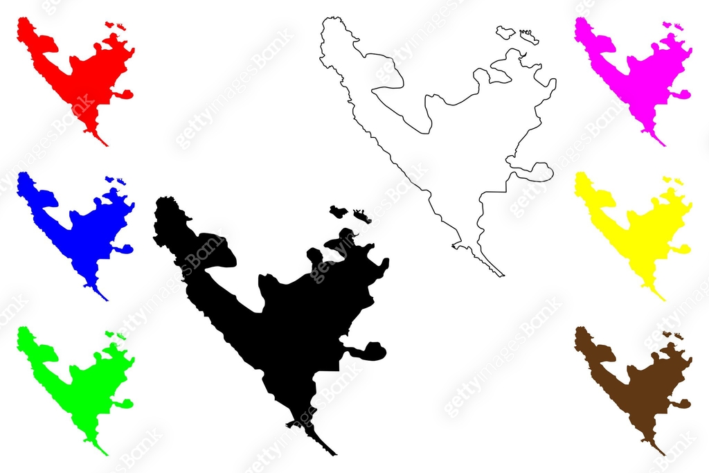 Bih Vector Federation of Bosnia and Herzegovina (BiH, BosniaHerzegovina) map ...