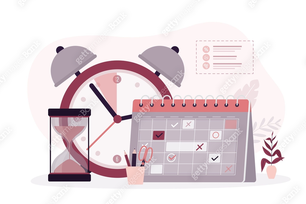 Calendar Sandglass And Clock Date And Time Scheduler Time Management calendar-sandglass-and-clock-date-and-time-scheduler-time-management