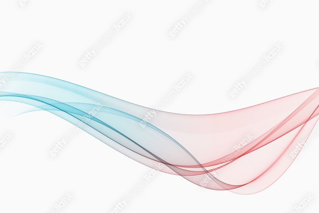 Stream of colored transparent wave, design element. 이미지 (2166345517 ...