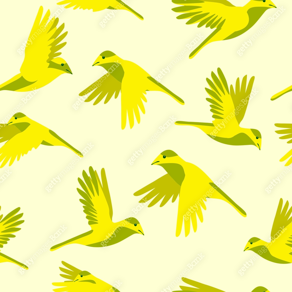 Flying colored birds seamless pattern. 이미지 (2165575448) 일러스트, 무료 일러스트 ...