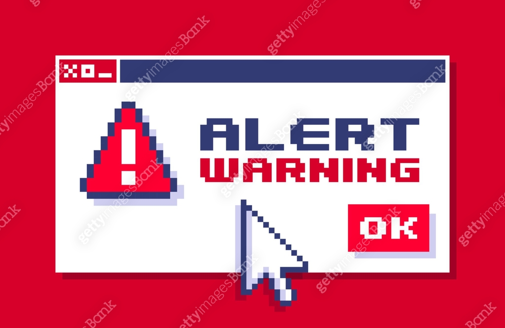 Alert Warning Error Mistake Problem Warning Notification Window 이미지 ...