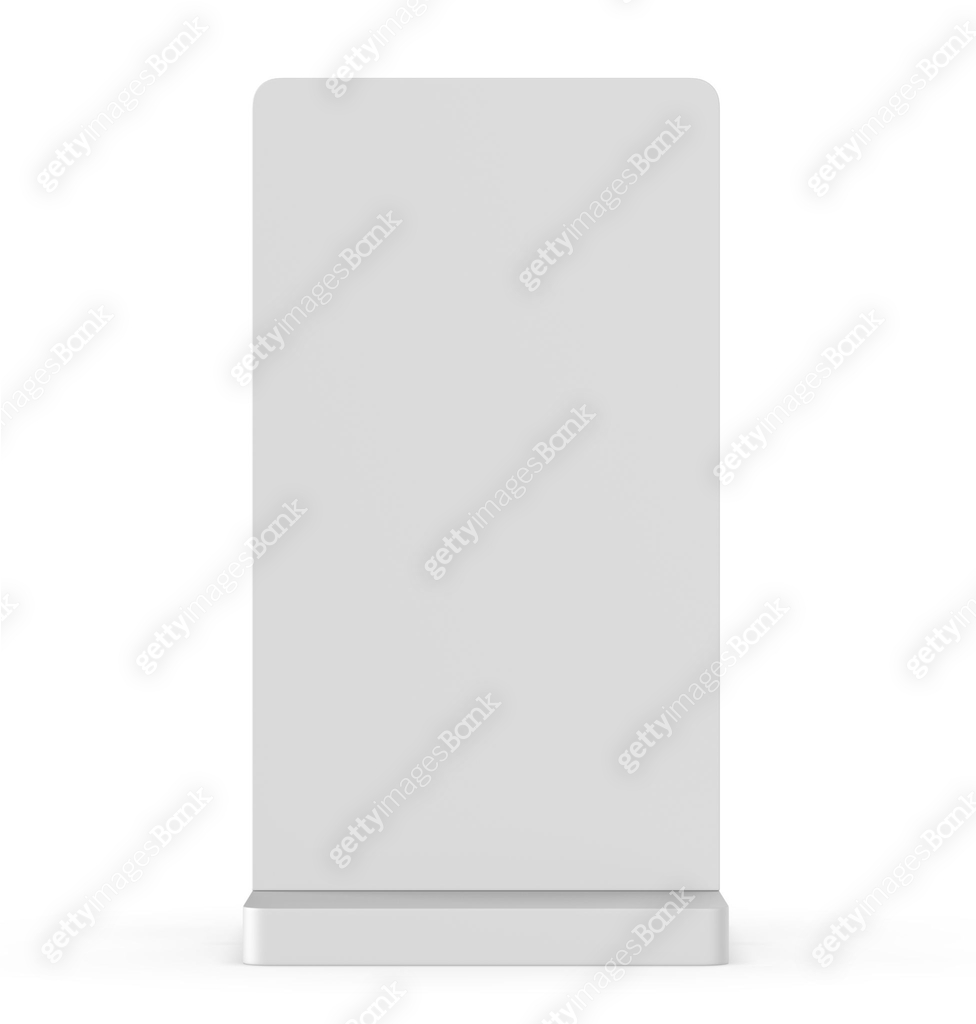 Blank QR code holder stand 3d mockup template. 이미지 (2171712264) 일러스트