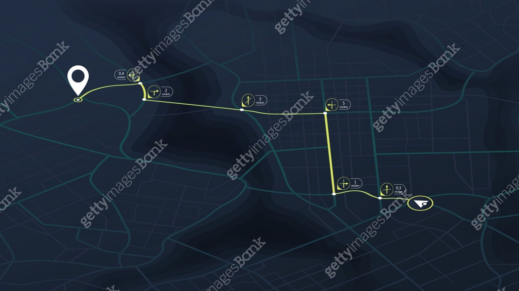 Avoid Traffik Concept of travel by dynamically adjusting route based on traffic ...