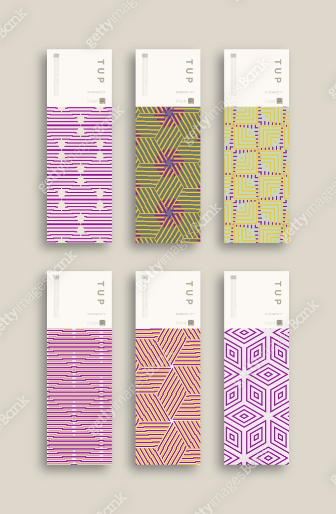 abstract line with geometric pattern product label design template ...