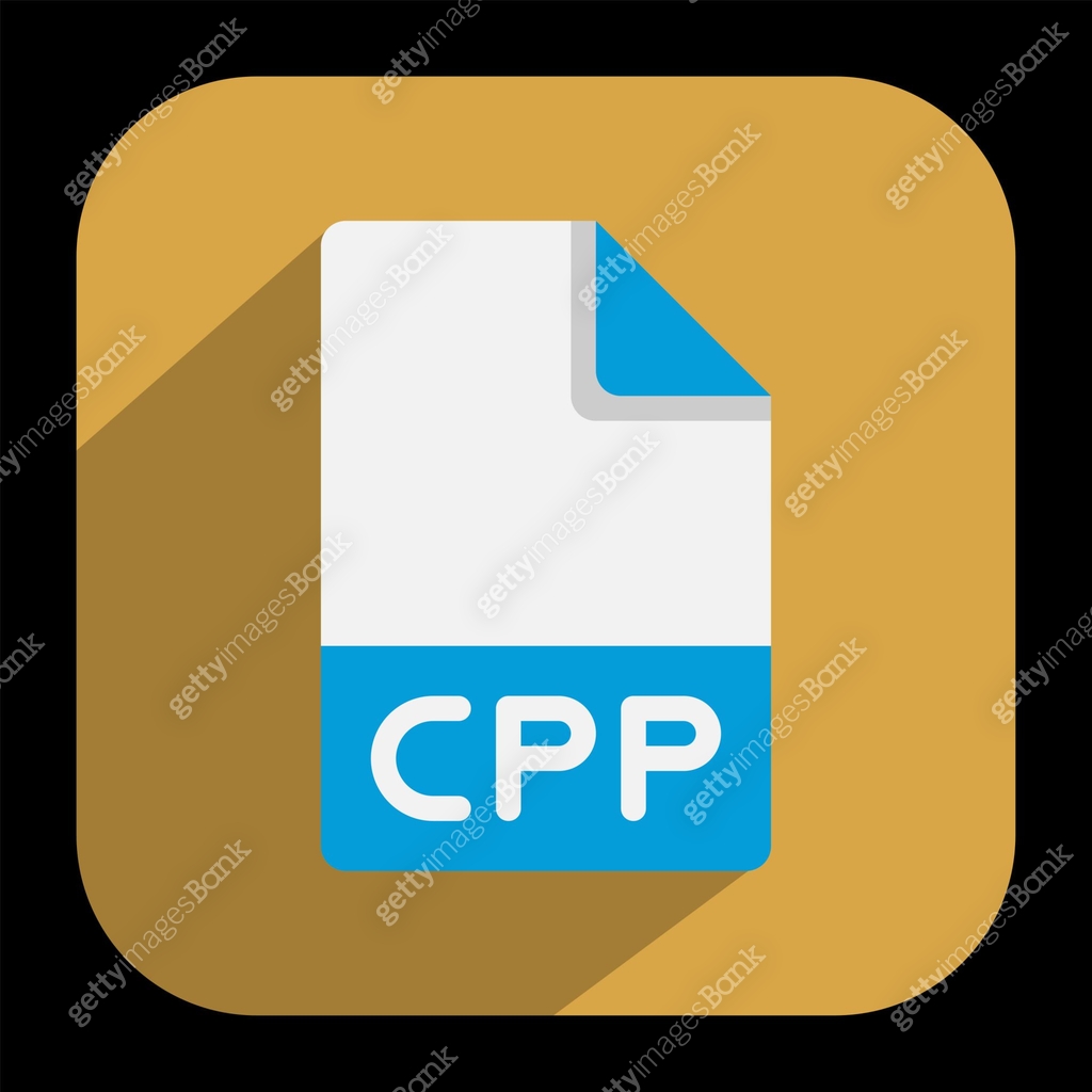 Cpp document flat icons. format, extension, file type symbol icon ...