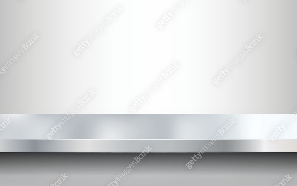 Metallic steel table top or countertop surface texture realistic with ...