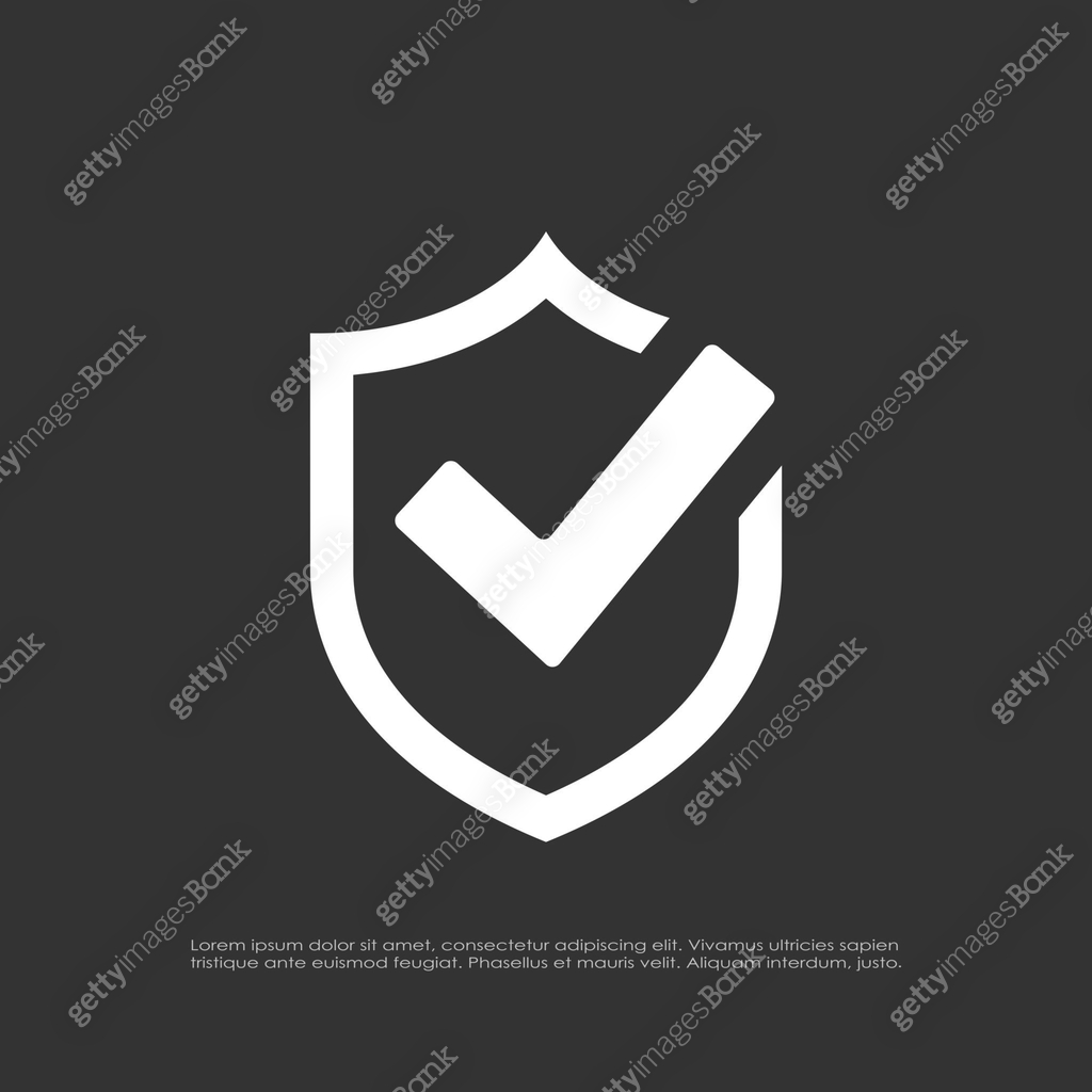 Guarantee Protection Icon Security guarantee icon, shield with tick mark 이미지 (2177573062) 일러스트 ...
