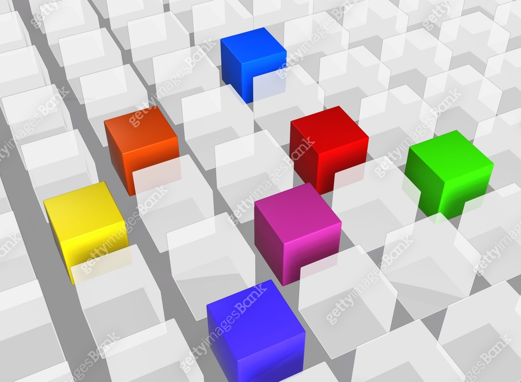 Abstract Multi Colored Cubes,Abstract Background 이미지 (2184805882) 일러스트 ...