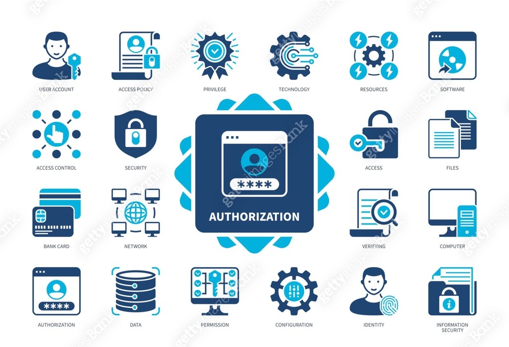 Authorization solid icon set 이미지 (2182221032) 일러스트, 무료 일러스트 - 게티이미지뱅크