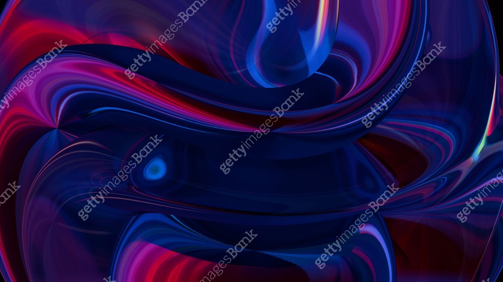 A 3D glass abstract form background, presenting a sleek and ...