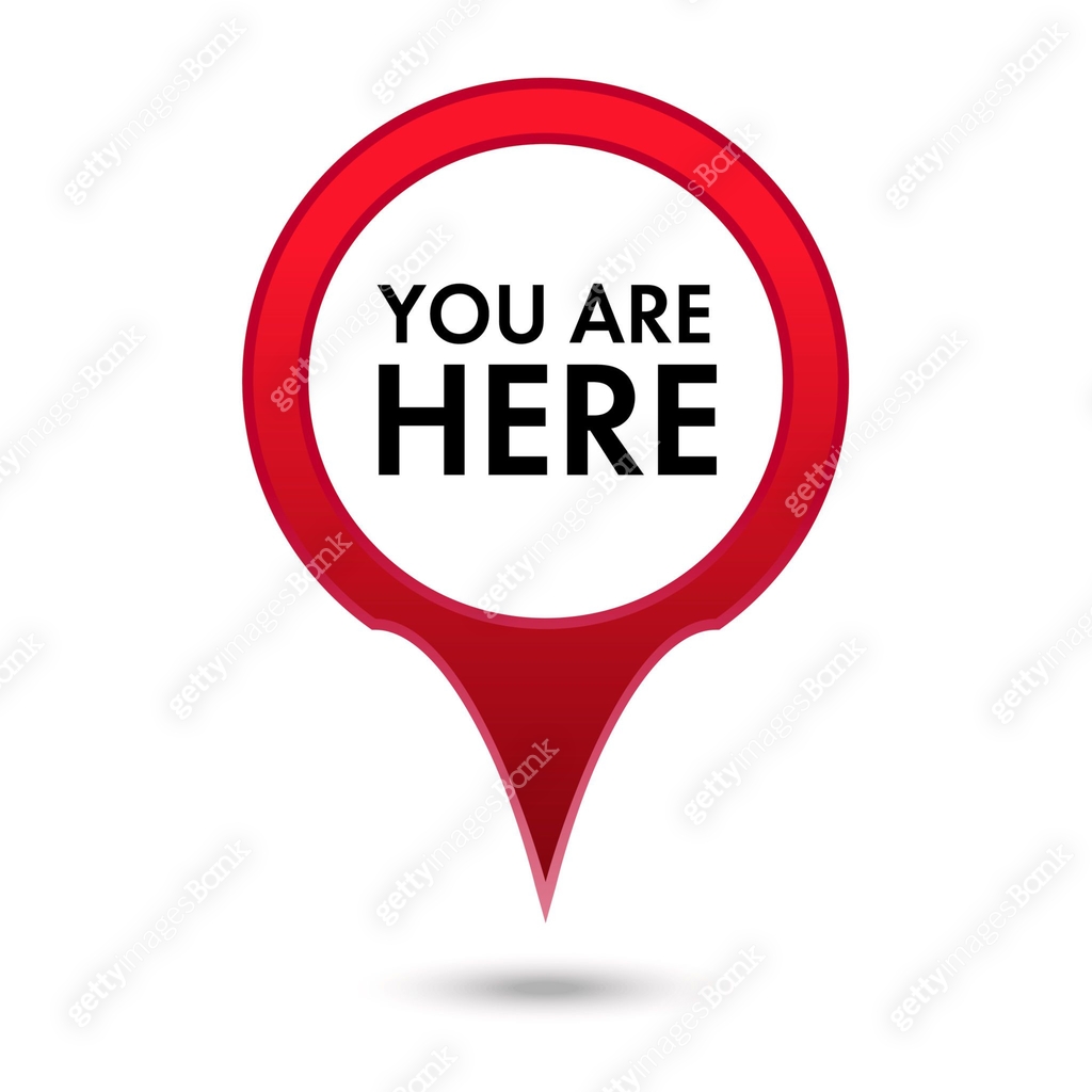 You are here map pointer icon red color 이미지 (2185854062) 일러스트, 무료 일러스트 ...