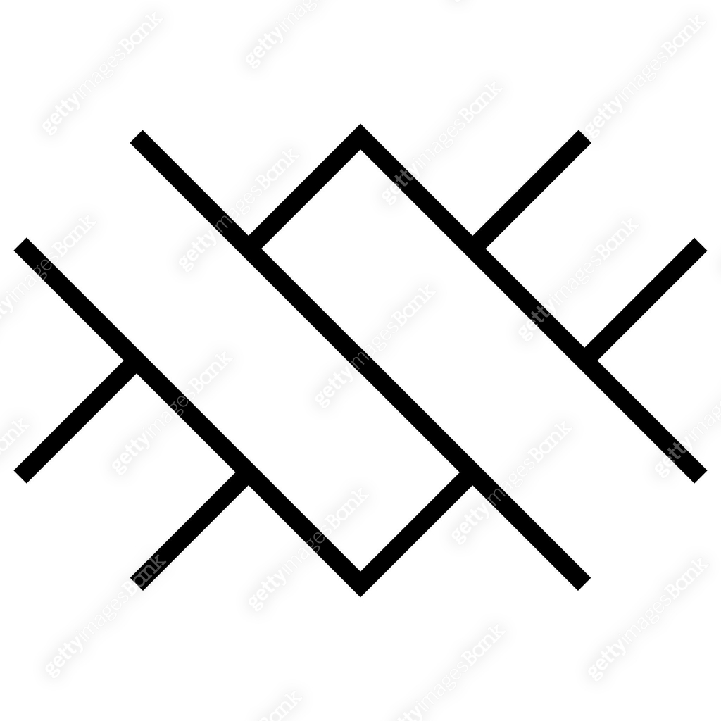 Intersecting lines angles, geometric pattern symbolizing unity of ...