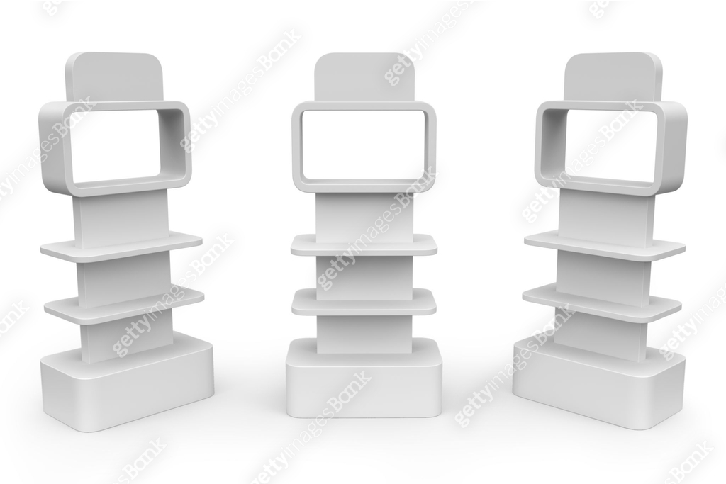 Pdq Style Modern Style Display Stand. Big PDQ Display, Empty Packaging Display ...