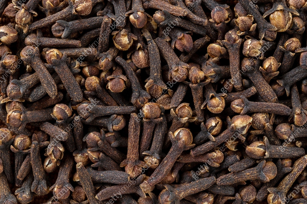 Clove Spice Texture Background Of Dry Clove Buds Macro Syzygium clove-spice-texture-background-of-dry-clove-buds-macro-syzygium
