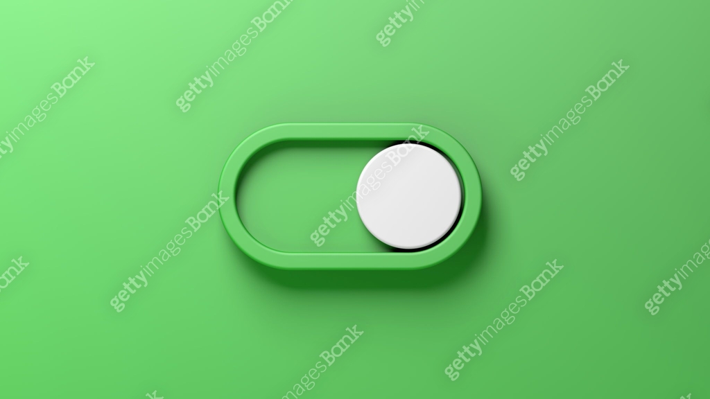 Toggle Switch. On and off button. Green color. 이미지 (2185695873) 일러스트 ...
